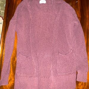Universal Threads Mauve jacket/cardigan. Women’s size small.